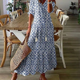Michaela - Bohemian Dress with Belly Coverage