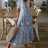 LUNA | Effortless Mid-Length Boho Dress