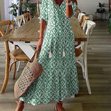 Michaela - Bohemian Dress with Belly Coverage