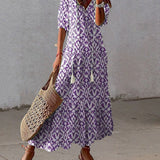 Michaela - Bohemian Dress with Belly Coverage