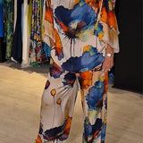 Chic Paisley Print Ensemble