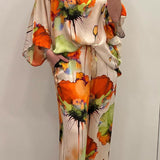 Chic Paisley Print Ensemble