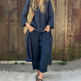 Vaelora - Sophisticated Draped Ensemble
