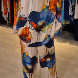 Chic Paisley Print Ensemble
