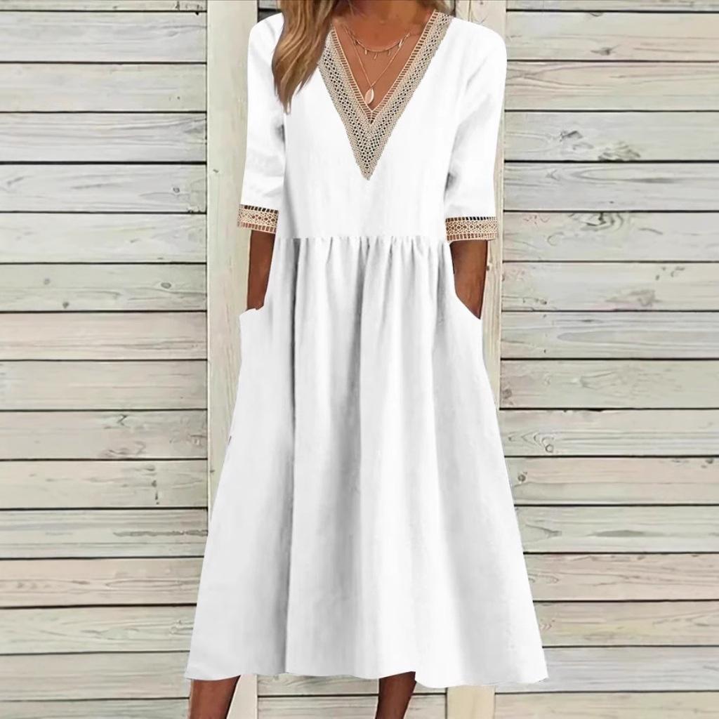 LIVIA | Lace Midi Dress