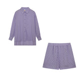 Elizabeth - Blouse and Lightweight Shorts Ensemble
