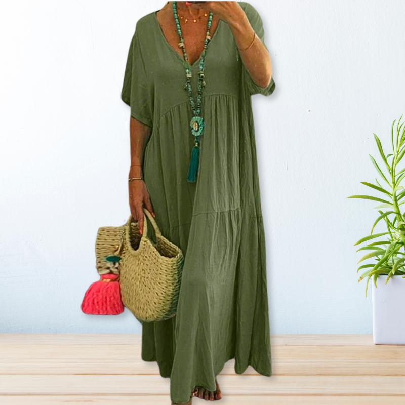 Maelis | Linen-Cotton Blend Dress