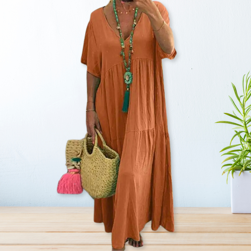 Maelis | Linen-Cotton Blend Dress