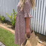 Nicola - Short Sleeve Midi Dress