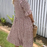 Nicola - Short Sleeve Midi Dress