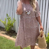 Nicola - Short Sleeve Midi Dress