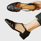 Loes | T-Bar Ballerina Flats