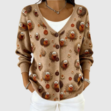 Cozy Button-Up Knitted Cardigan