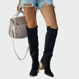 Leather Knee-High Orthopedic Boots