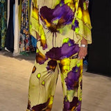Chic Paisley Print Ensemble