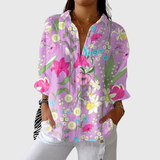Vibrant and Airy Printed Blouse