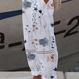 Colorful Patterned Flowing Pants for Women