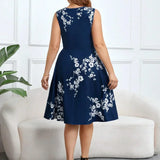 Danica - Floral Print Wrap Dress