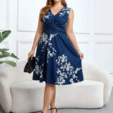 Danica - Floral Print Wrap Dress