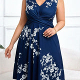 Danica - Floral Print Wrap Dress