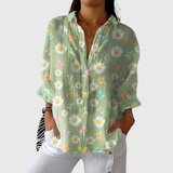 Vibrant and Airy Printed Blouse