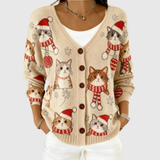 Cozy Button-Up Knitted Cardigan