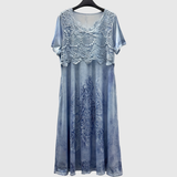 INDIGO | Chic Floral Midi Dress