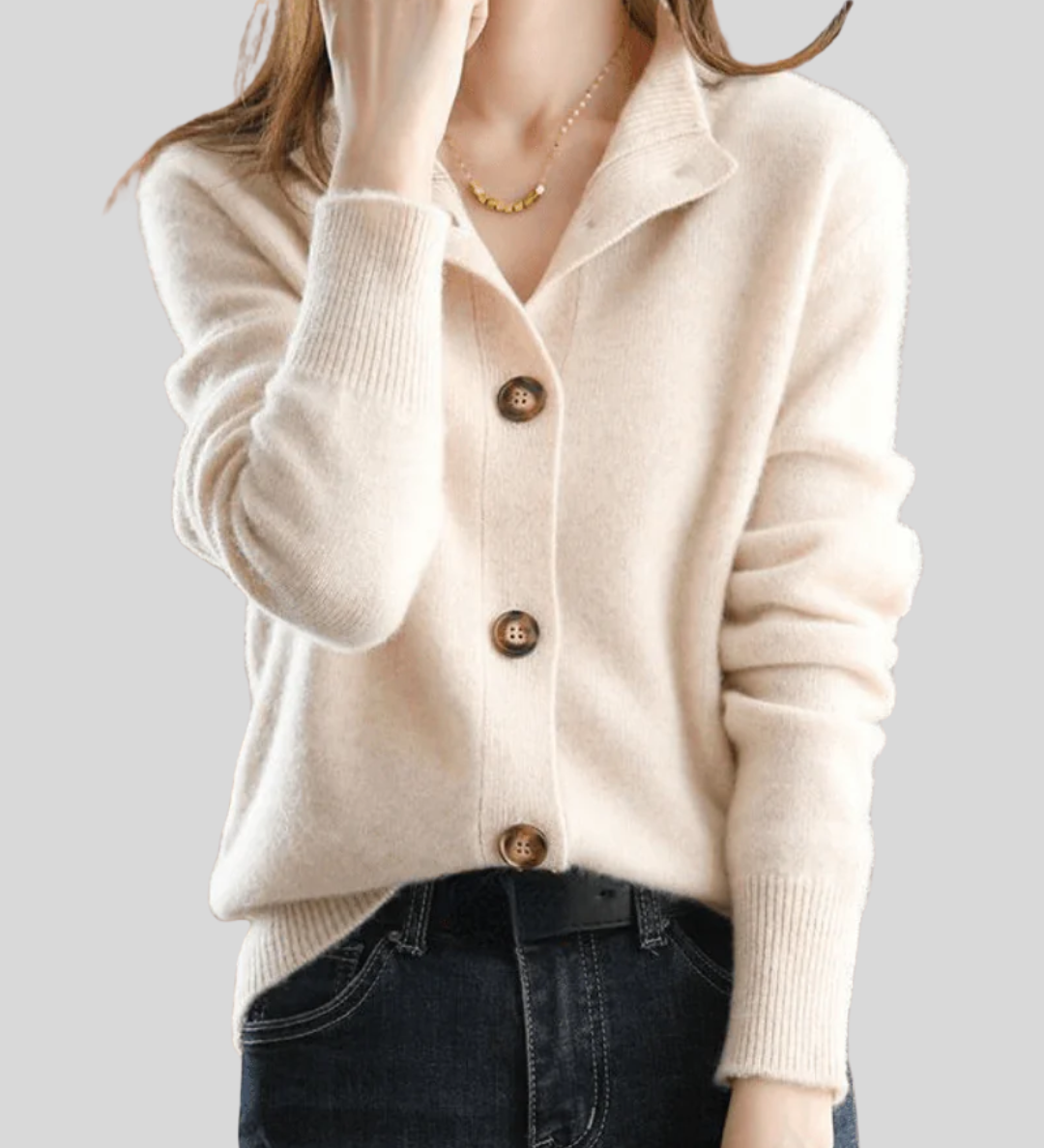 Claire | Vintage-Inspired Cashmere Cardigan