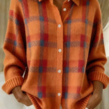 Megan | Oversized Button Knitted Cardigan