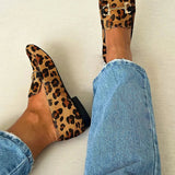 Gia - Chic Leopard Print Loafers