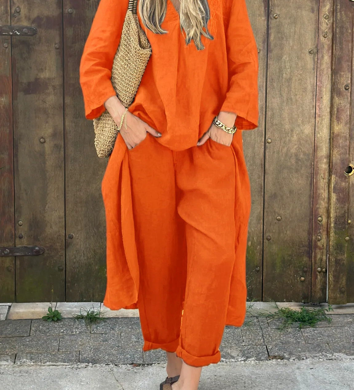 Vaelora - Sophisticated Draped Ensemble