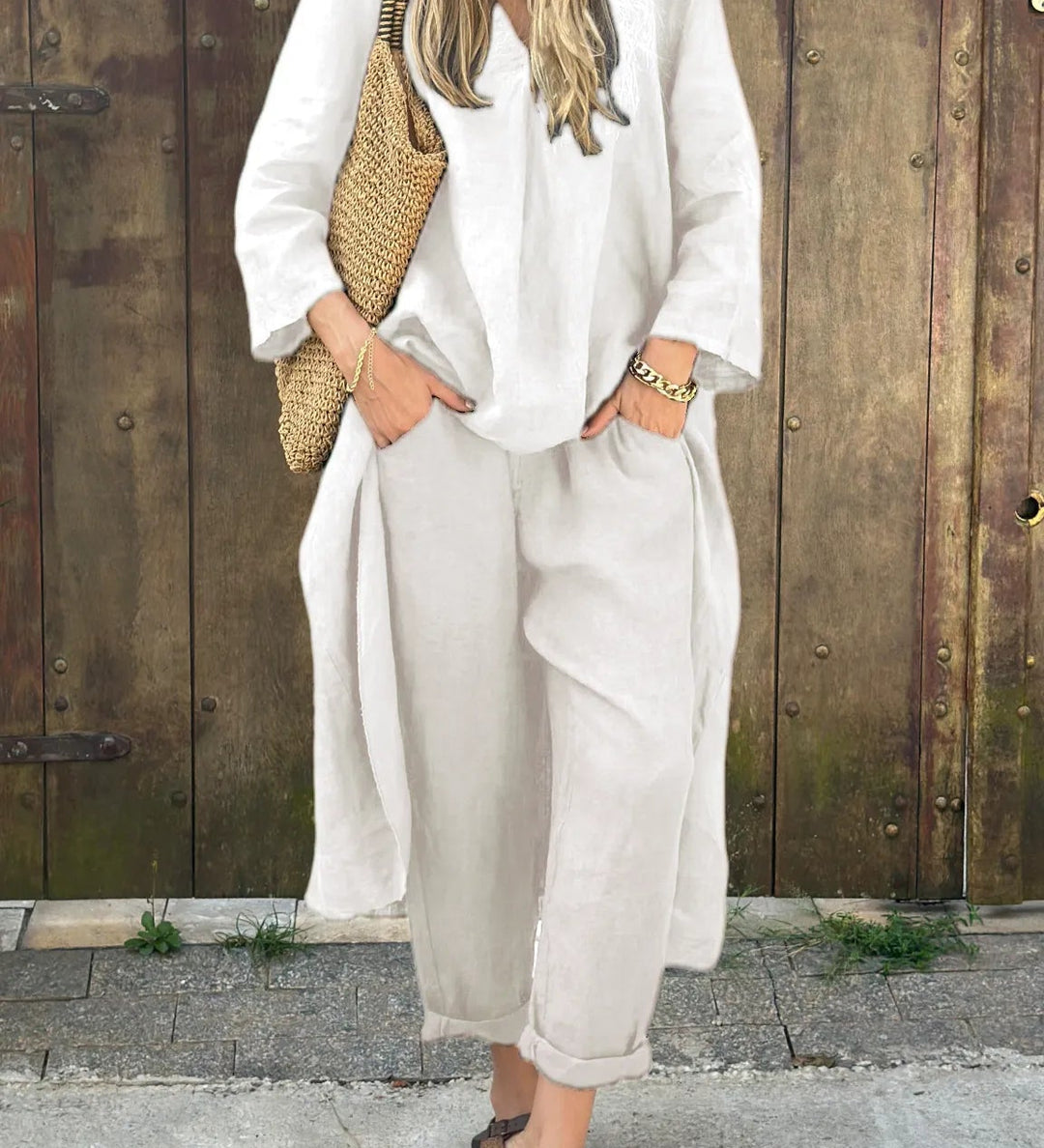 Vaelora - Sophisticated Draped Ensemble