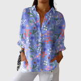 Vibrant and Airy Printed Blouse