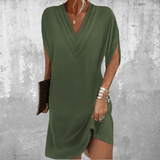 Minetta - Chic Dress with Concealed Belly Design
