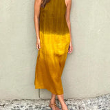 Gradient Casual Dress - Heather