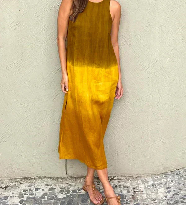 Gradient Casual Dress - Heather