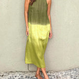 Gradient Casual Dress - Heather