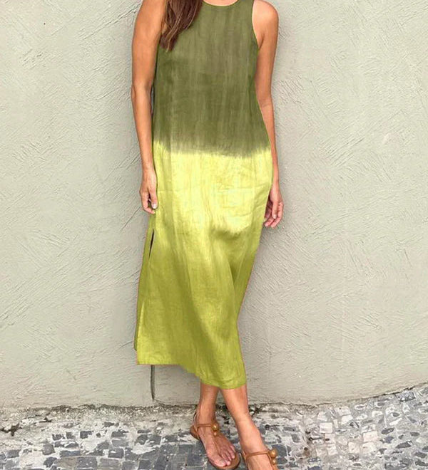 Gradient Casual Dress - Heather