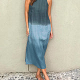 Gradient Casual Dress - Heather