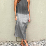 Gradient Casual Dress - Heather
