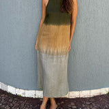 Gradient Casual Dress - Heather