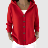 Cozy Knit Hoodie Cardigan
