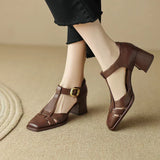 Famke | Square-Toe Sandals