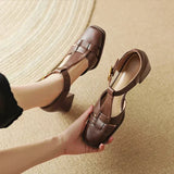 Famke | Square-Toe Sandals
