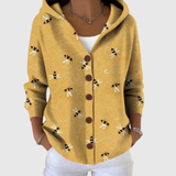 Cozy Knit Hoodie Cardigan