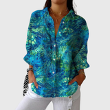 Vibrant and Airy Printed Blouse