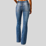 Women's High-Waisted Flare Jeans