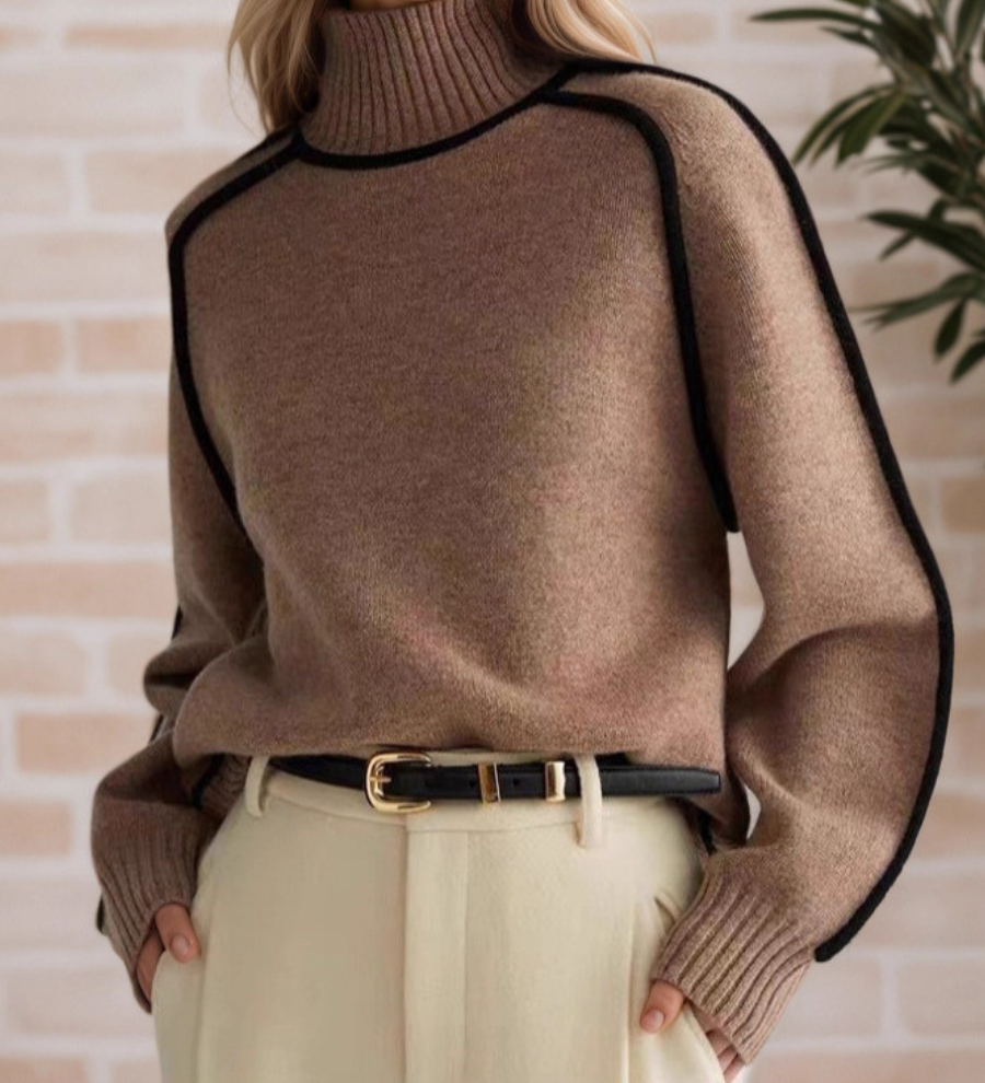 Women's Stylish High-Neck Jumper