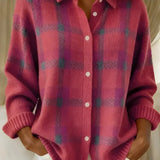 Ashley | Timeless Checkered Cardigan