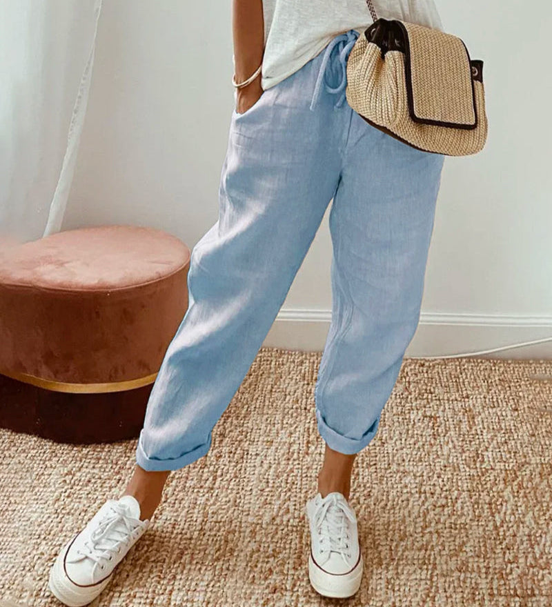 Chic and Relaxed Flowing Trousers